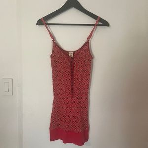 Red  paisley free people tank top